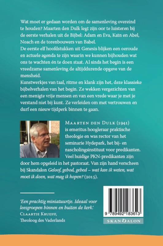 Achterkant van Voor een nieuw begin