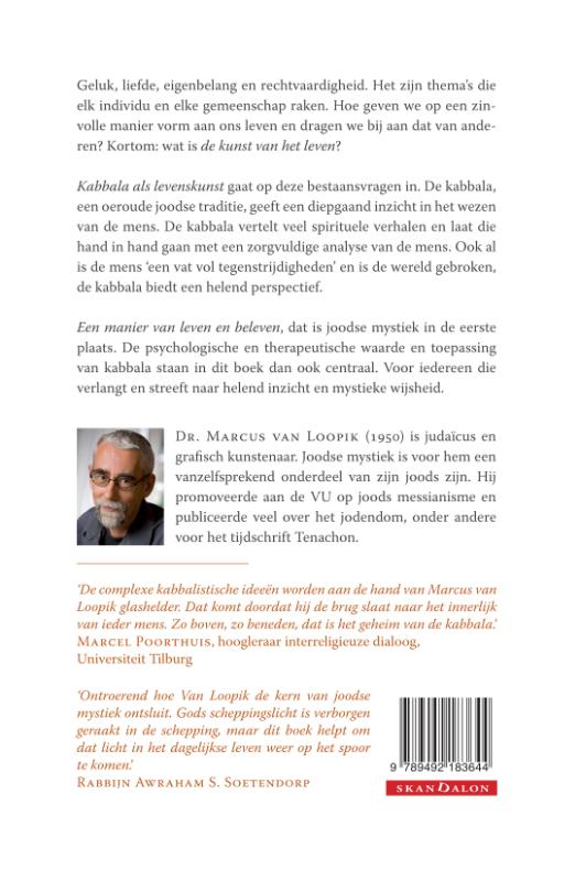 Achterkant van Kabbala als levenskunst