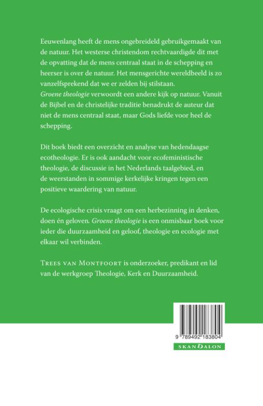 Achterkant van Groene theologie