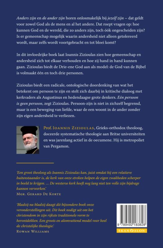 Achterkant van Gemeenschap en andersheid