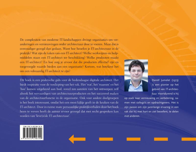 Achterkant van Levende IT-architectuur