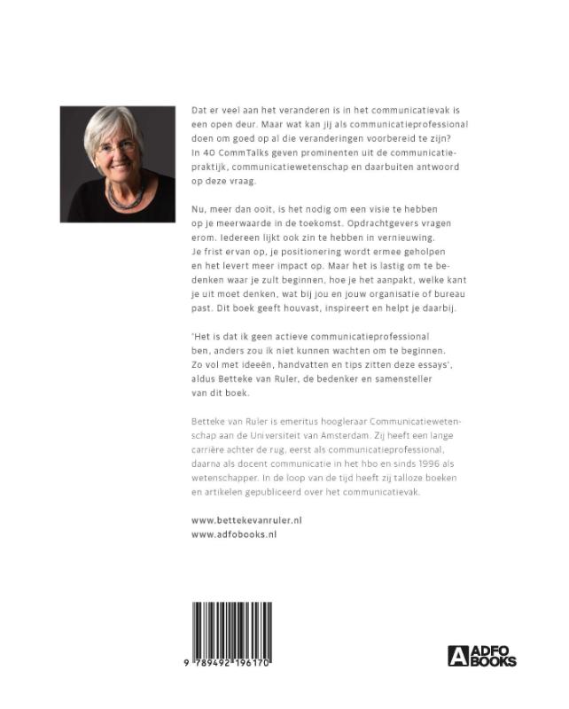 Achterkant van CommTalks