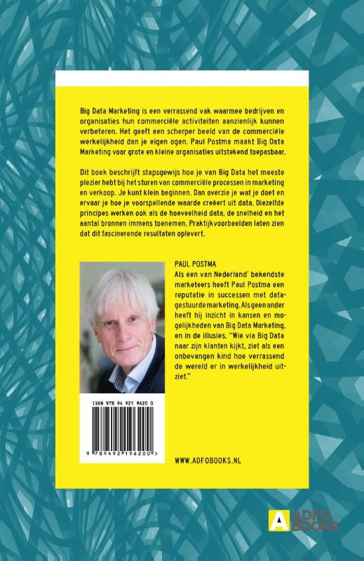 Achterkant van Big data marketing