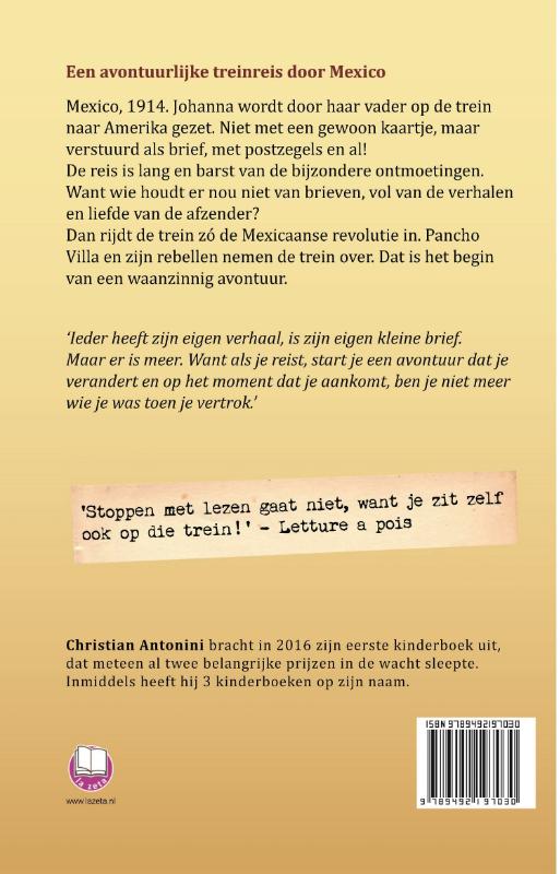Achterkant van Een brief met vlechtjes