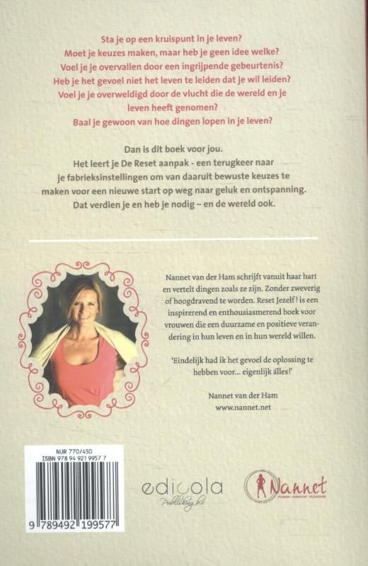 Achterkant van Reset jezelf!