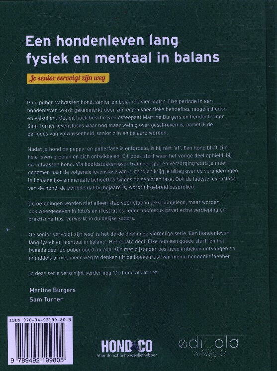 Achterkant van Je senior vervolgt zijn weg