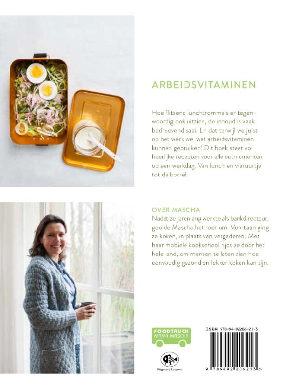 Achterkant van Arbeidsvitaminen - lekker & gezond aan het werk