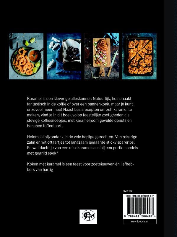 Achterkant van Koken met karamel