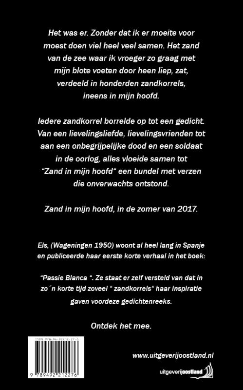 Achterkant van Zand in mijn hoofd