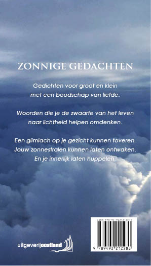 Achterkant van Zonnige gedachten