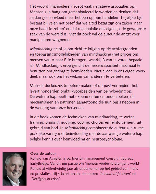Achterkant van Mindhacking