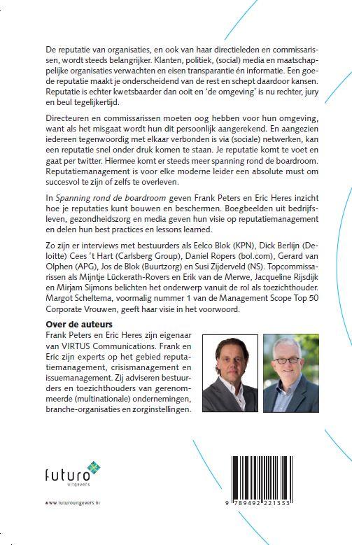 Achterkant van Spanning rond de boardroom
