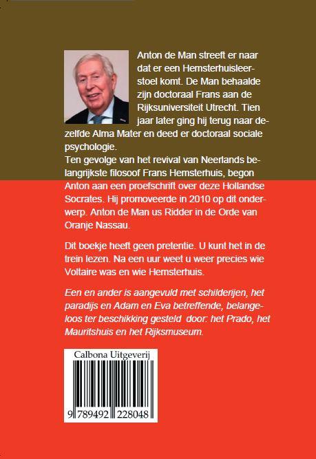 Achterkant van Voltaire en Hemsterhuis over Adam en Eva