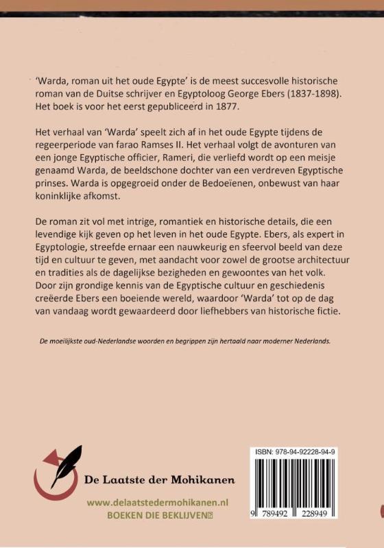 Achterkant van Warda
