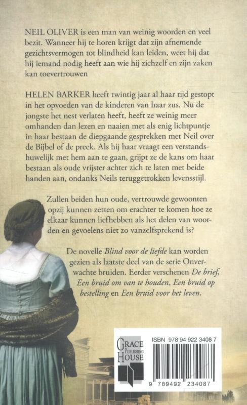 Achterkant van Blind voor de liefde
