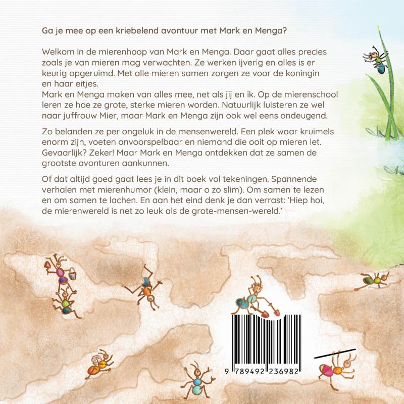 Achterkant van Mark en Menga