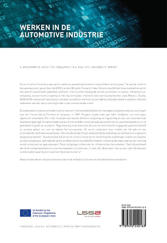 Achterkant van Werken in de automotive industrie
