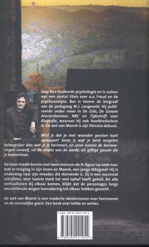 Achterkant van De wet van Moenk