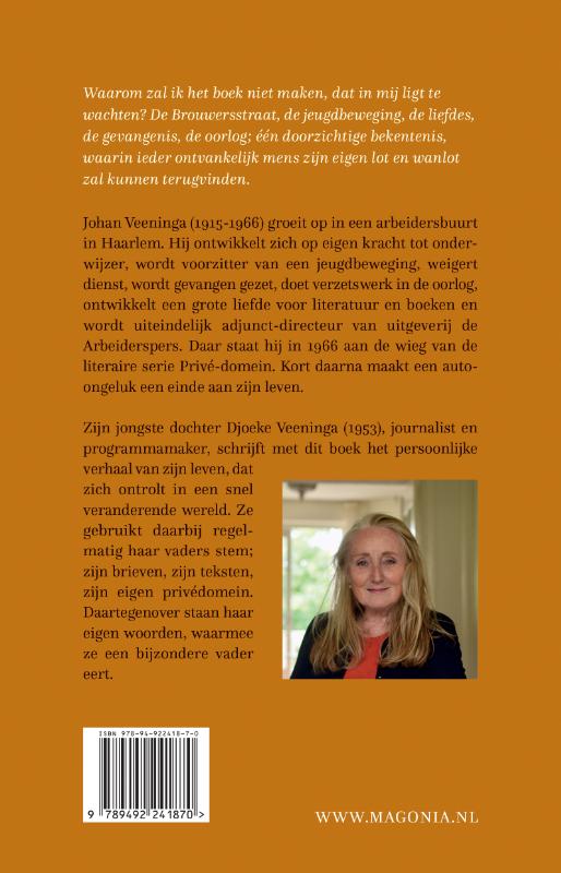 Achterkant van Het privédomein van mijn vader