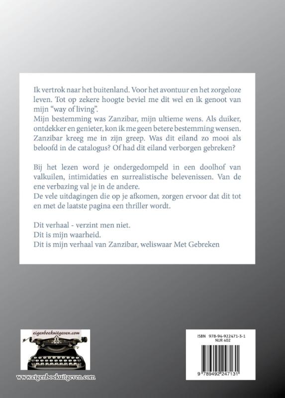 Achterkant van Met gebreken