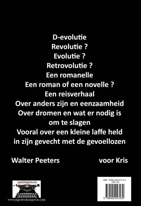 Achterkant van D-Evolutie