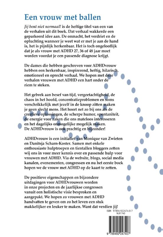 Achterkant van Een vrouw met ballen