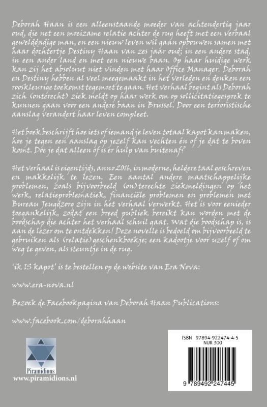 Achterkant van Ik is kapot