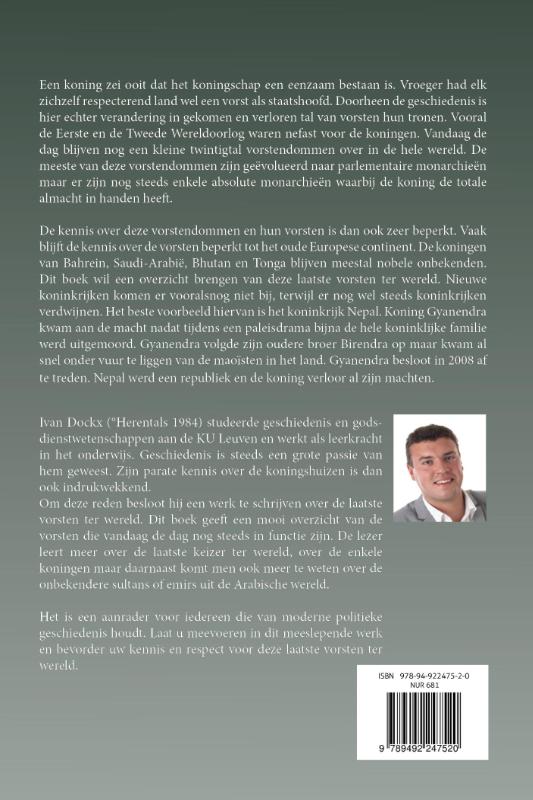 Achterkant van De laatste vorsten ter wereld