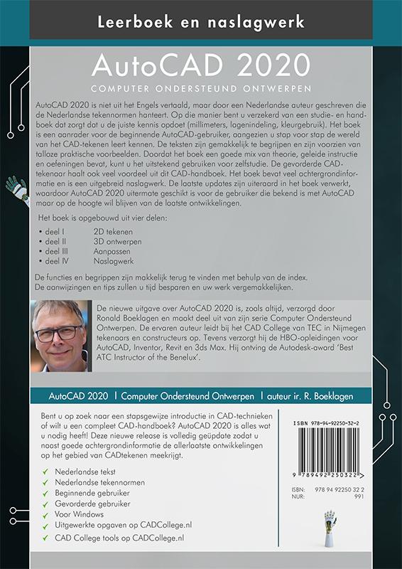 Achterkant van AutoCAD 2020