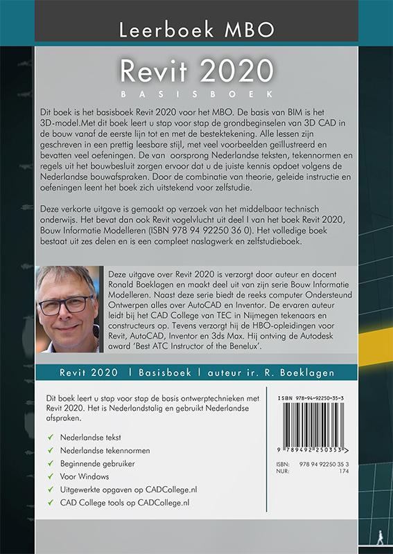 Achterkant van Revit 2020