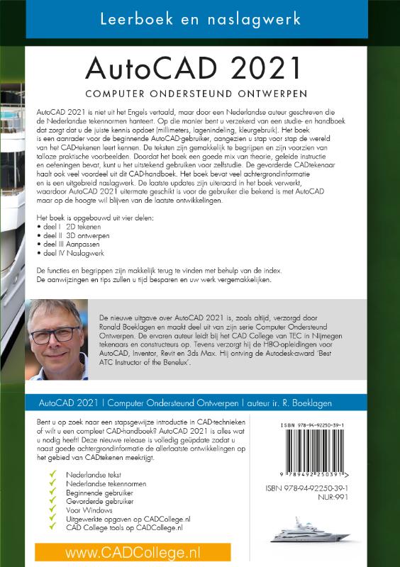 Achterkant van AutoCAD 2021