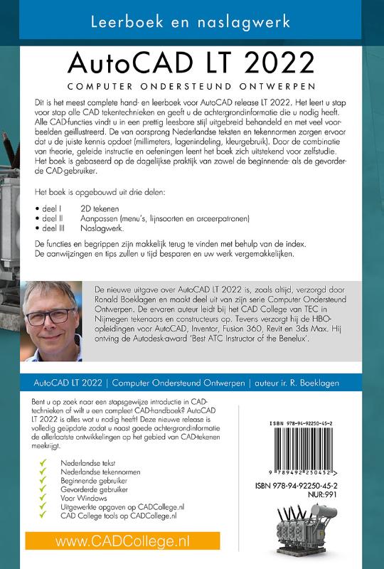 Achterkant van AutoCAD LT2022