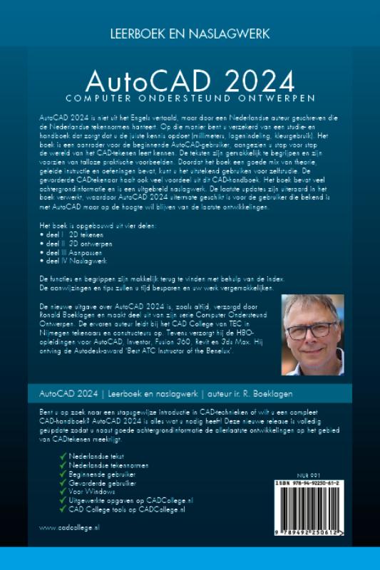 Achterkant van AutoCAD 2024