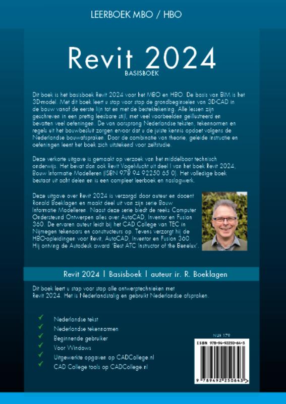 Achterkant van Revit 2024