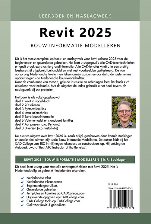 Achterkant van Revit 2025