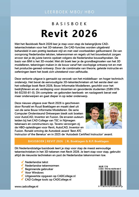 Achterkant van Basisboek