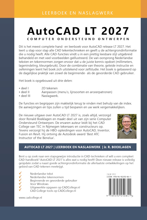 Achterkant van AutoCAD LT 2027