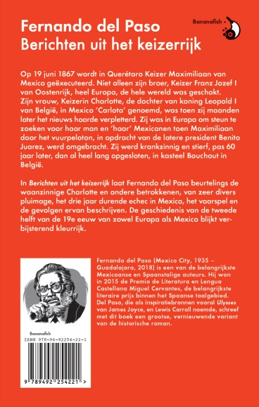 Achterkant van Berichten uit het keizerrijk