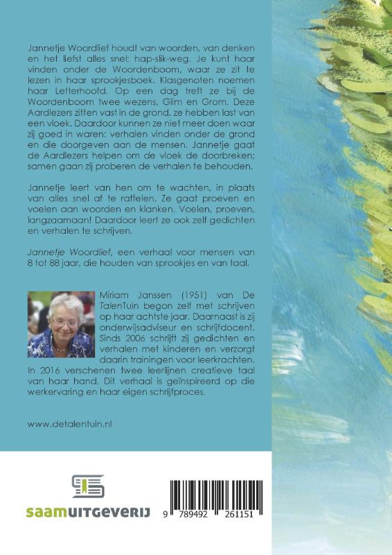 Achterkant van Jannetje Woordlief