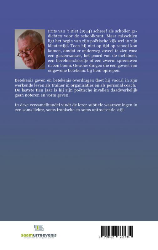 Achterkant van Wachten op ijs