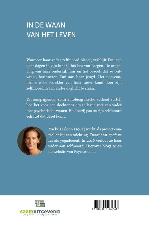 Achterkant van In de waan van het leven