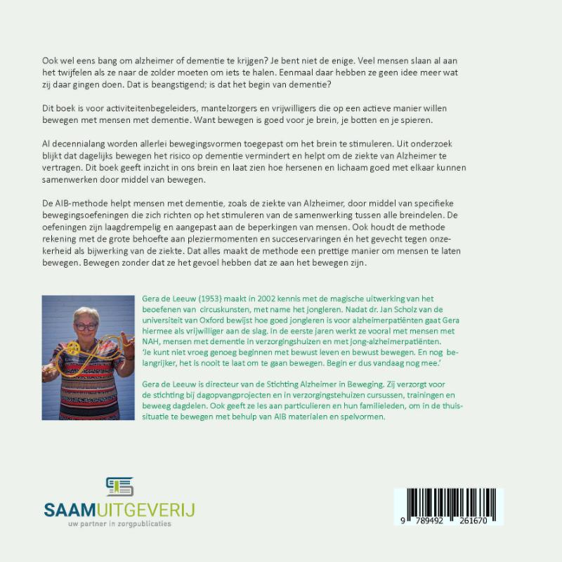 Achterkant van Alzheimer in beweging