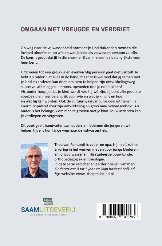 Achterkant van Omgaan met vreugde en verdriet