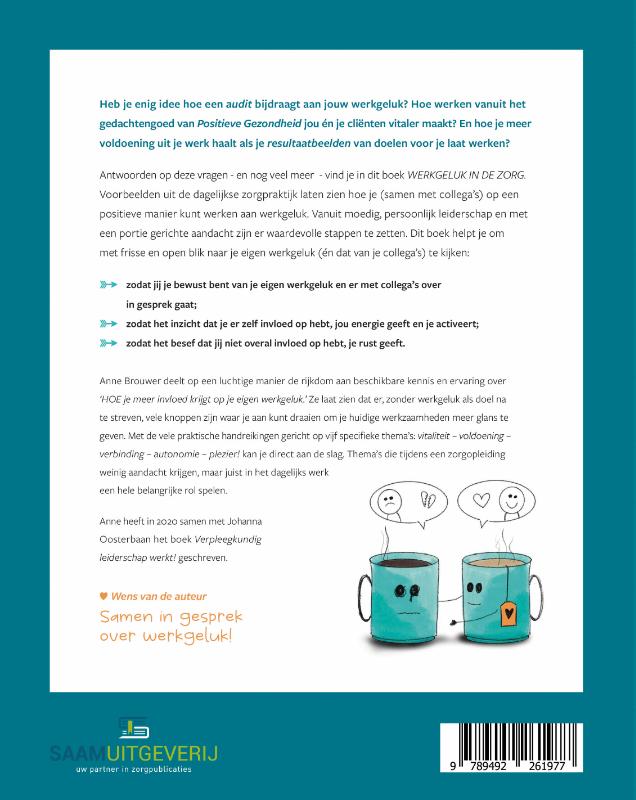 Achterkant van Werkgeluk in de zorg