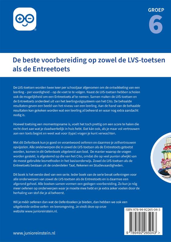 Achterkant van Deel 1 - Gemengde opgaven - Groep 6