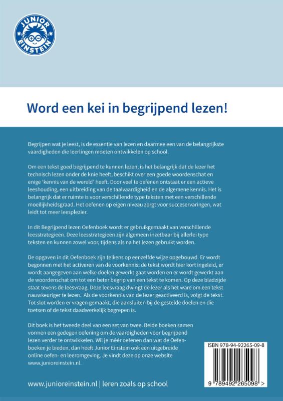 Achterkant van Oefenboek