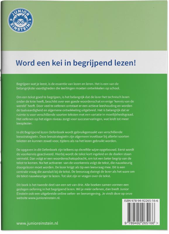 Achterkant van Oefenboek