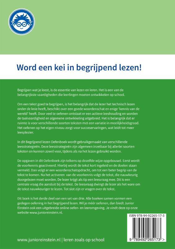 Achterkant van Oefenboek