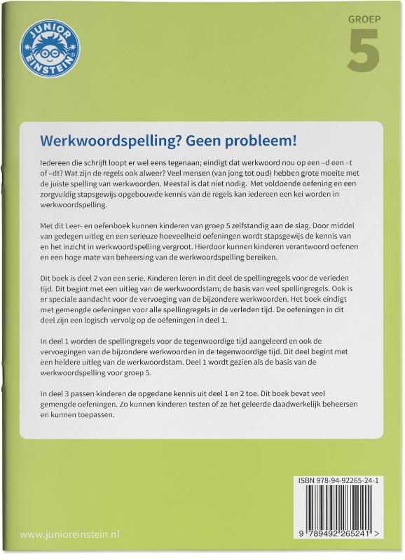 Achterkant van Leer- en Oefenboek