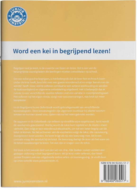 Achterkant van Oefenboek